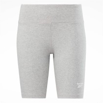 Short Sports Leggings Reebok Identity Sl Fitted Short Grey