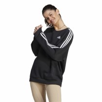 Women’s Sweatshirt without Hood Adidas 3S Fl Os Swt Black L/XL