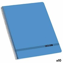 Notizbuch ENRI A4 Blau (10 Stück)