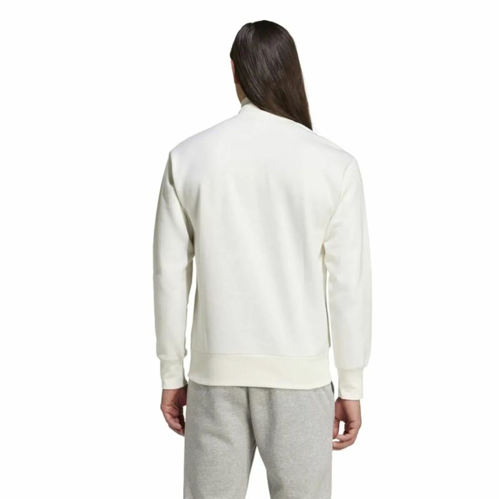 Herren Sweater ohne Kapuze Adidas City Es e Fleece Half-Zip Weiß XXL