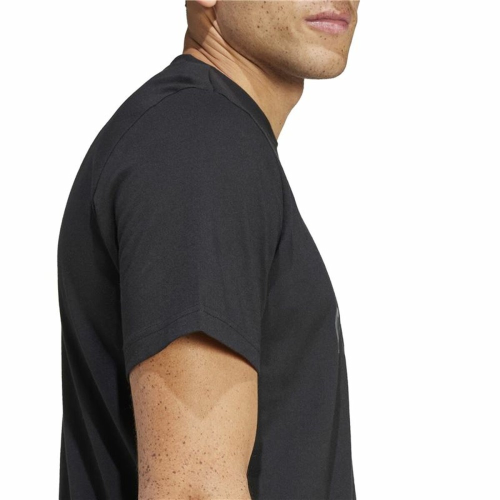 Herren Kurzarm-T-Shirt Adidas Camo G 1 Schwarz