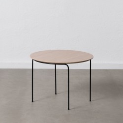 Centre Table NUDE Black Natural 60 x 60 x 45 cm