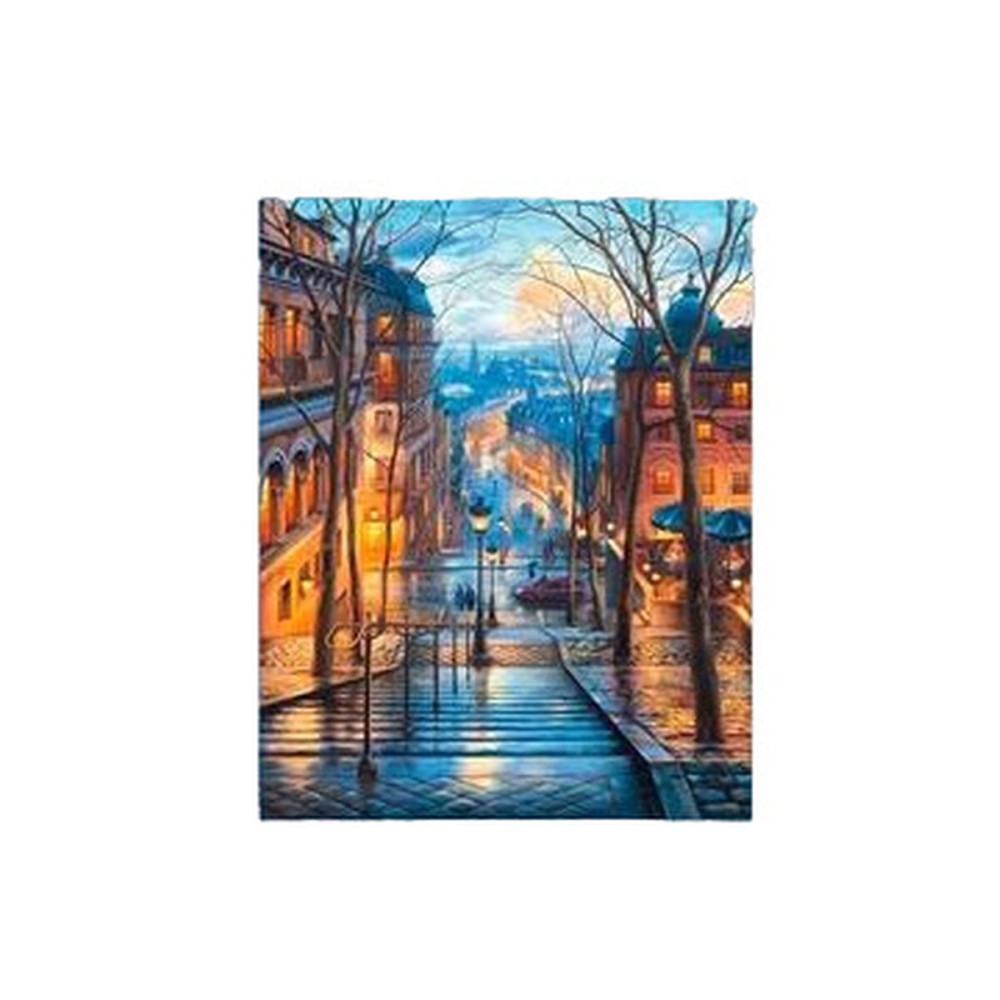 Malen nach Zahlen Set Alex Bog Stairs Down of Montmatre Paris 40 x 50 cm