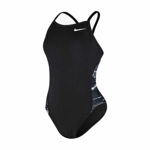 Damen Badeanzug Nike Racerback Schwarz