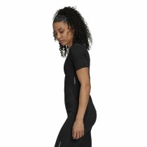 Damen Kurzarm-T-Shirt Adidas Techfit Schwarz