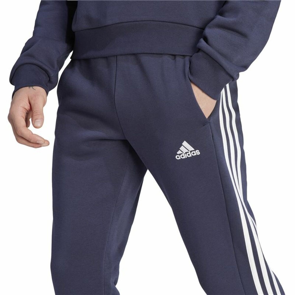 Lange Sporthose Adidas 3S Fl Tc Pt Schwarz Herren