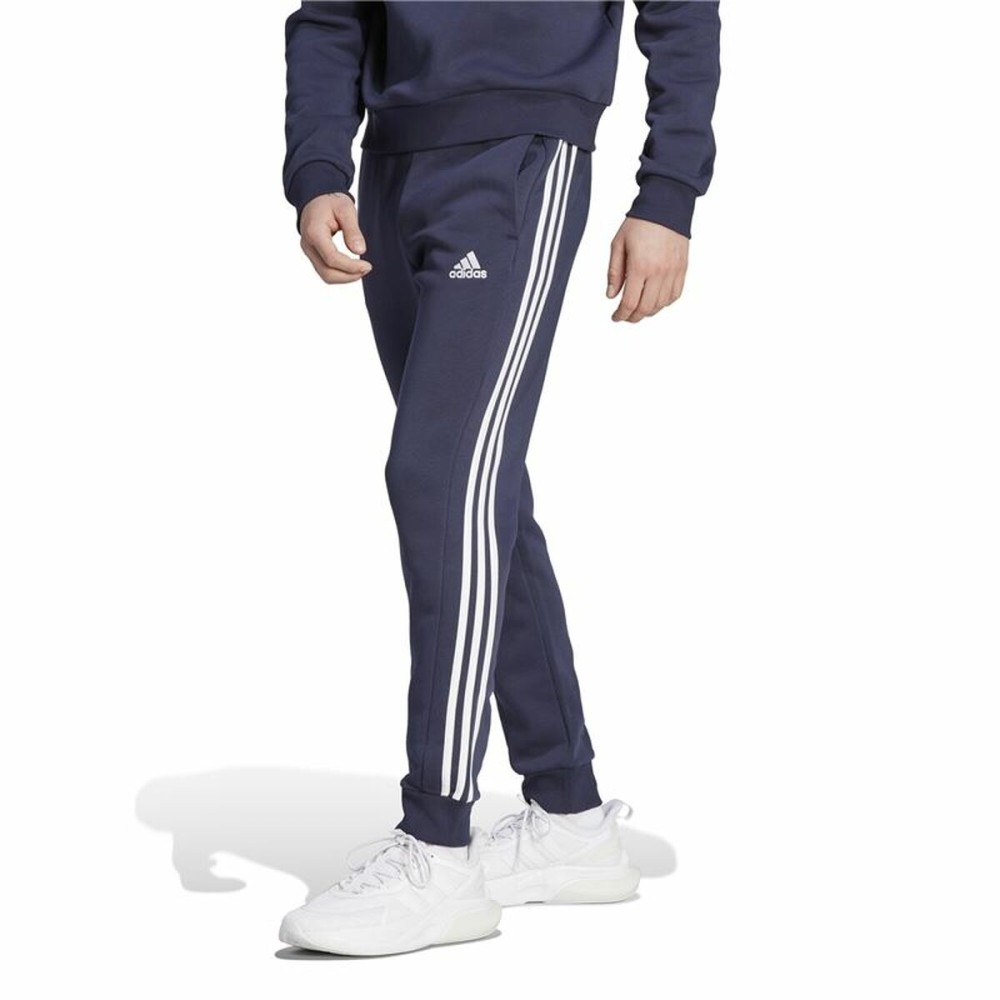 Lange Sporthose Adidas 3S Fl Tc Pt Schwarz Herren