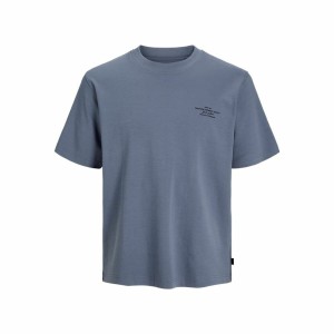 Herren Kurzarm-T-Shirt Jack & Jones Jprblachad Brandingw Neck