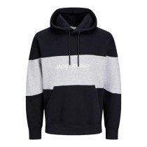 Sweat à capuche homme Jack & Jones Jjelegacy Blocking Noir L