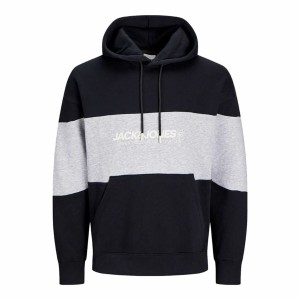Sweat à capuche homme Jack & Jones Jjelegacy Blocking Noir L