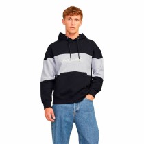 Herren Sweater mit Kapuze Jack & Jones Jjelegacy Blocking Schwarz L