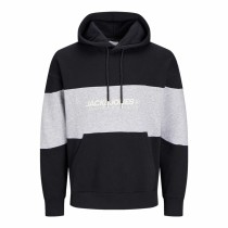 Herren Sweater mit Kapuze Jack & Jones Jjelegacy Blocking Schwarz L