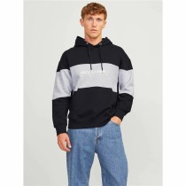 Herren Sweater mit Kapuze Jack & Jones Jjelegacy Blocking Schwarz L