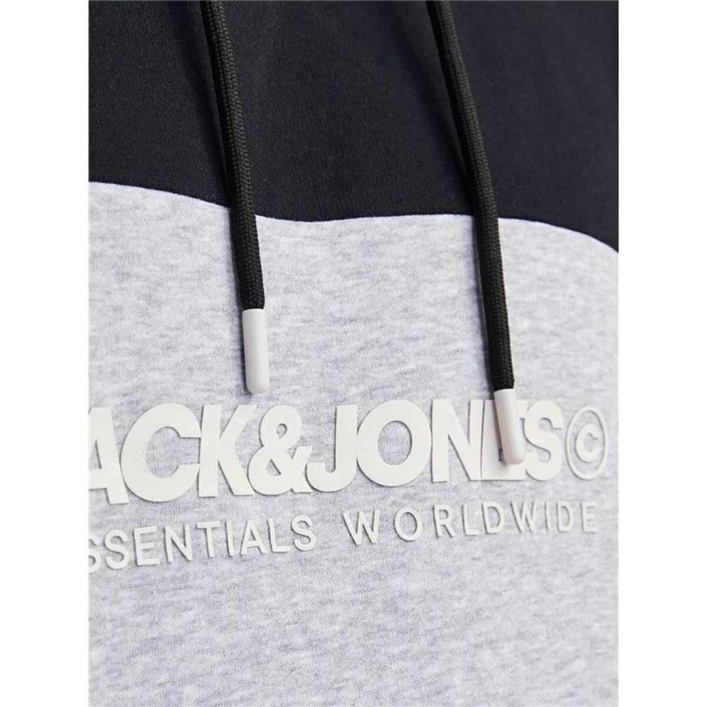 Herren Sweater mit Kapuze Jack & Jones Jjelegacy Blocking Schwarz L