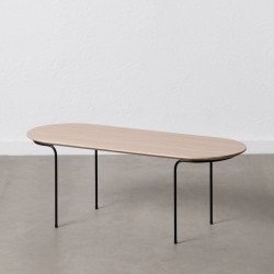 Centre Table NUDE Black Natural 100 x 40 x 38 cm