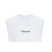 Men's Sleeveless T-shirt Jack & Jones Jovesterbro White