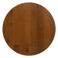 Table Noir Naturel Bois MDF 60 x 60 x 75 cm