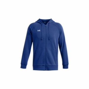Herren Sweater mit Kapuze Under Armour Rival Fleece Fz Blau
