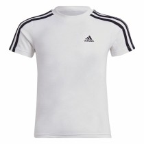 Kurzarm-T-Shirt Adidas Lk 3S Co Weiß