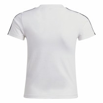 Kurzarm-T-Shirt Adidas Lk 3S Co Weiß