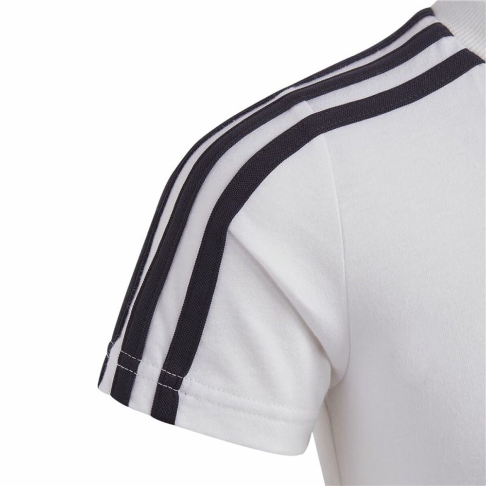 Kurzarm-T-Shirt Adidas Lk 3S Co Weiß