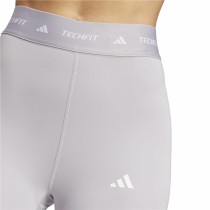 Sporthose Damen Adidas Techfit 7/8 Grau