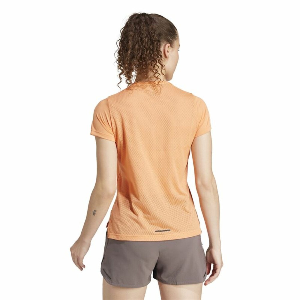 Damen Kurzarm-T-Shirt Adidas Agravic Shirt Orange