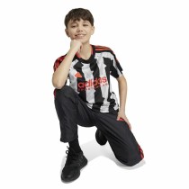 Jungen Kurzarm-T-Shirt Adidas Tiro Weiß Schwarz