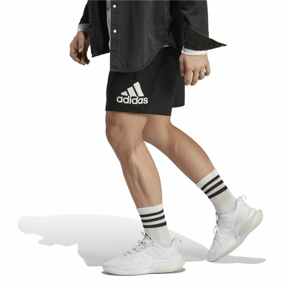 Sport Shorts Adidas Essentials Logo Schwarz
