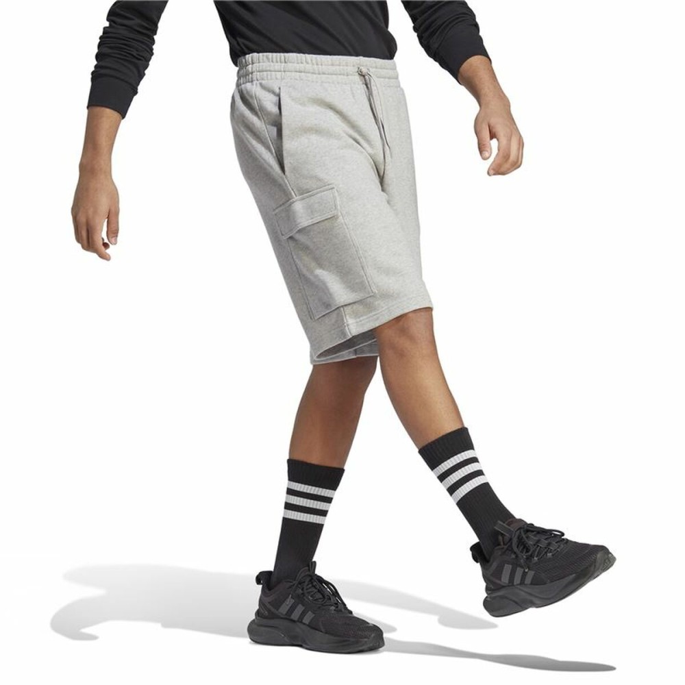 Sport Shorts Adidas Essentials French Terry Cargo Grau