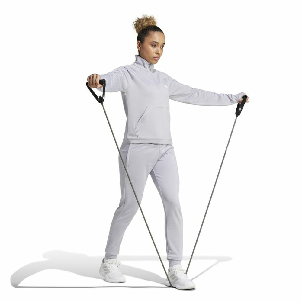 Lange Sporthose Adidas Aeroready Game Go Grau Damen