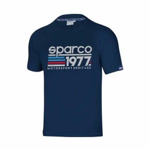 T shirt à manches courtes Sparco S01329BM2M Blue marine