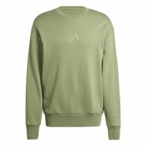 Men’s Sweatshirt without Hood Adidas All Szn French Terry Crew Green L