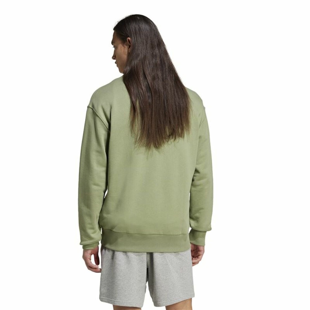 Men’s Sweatshirt without Hood Adidas All Szn French Terry Crew Green L