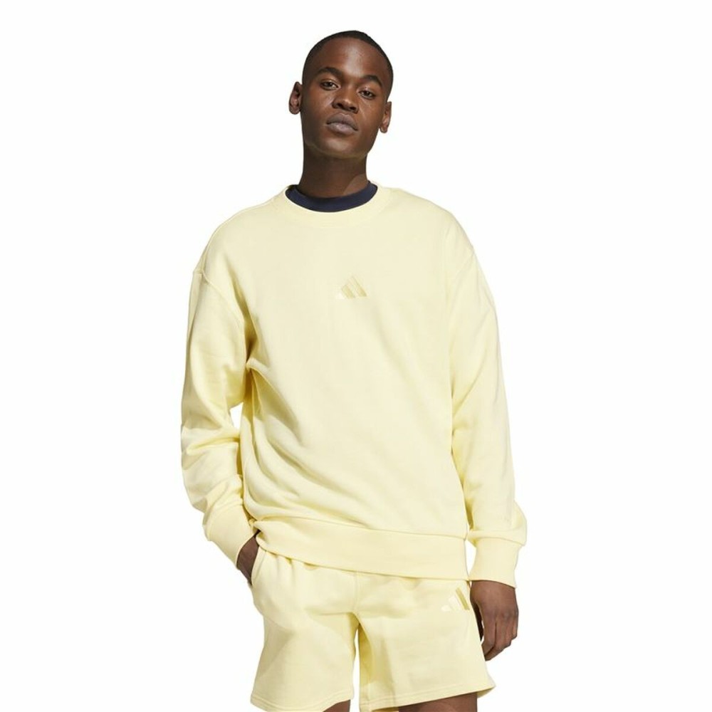 Men’s Sweatshirt without Hood Adidas All Szn French Terry Crew L