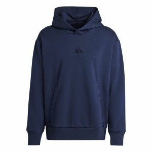 Herren Sweater mit Kapuze Adidas All Szn Fleece Hoodie Blau XL