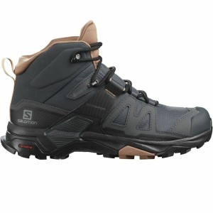 Bottes de montagne Salomon X Ultra 4 Mid Gore-Tex Femme Gris foncé