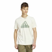 Herren Kurzarm-T-Shirt Adidas Growth Bos Weiß