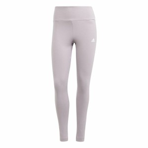Sporthose Damen Adidas Linear Leg Lila