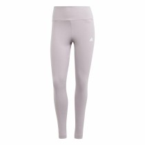 Sporthose Damen Adidas Linear Leg Lila