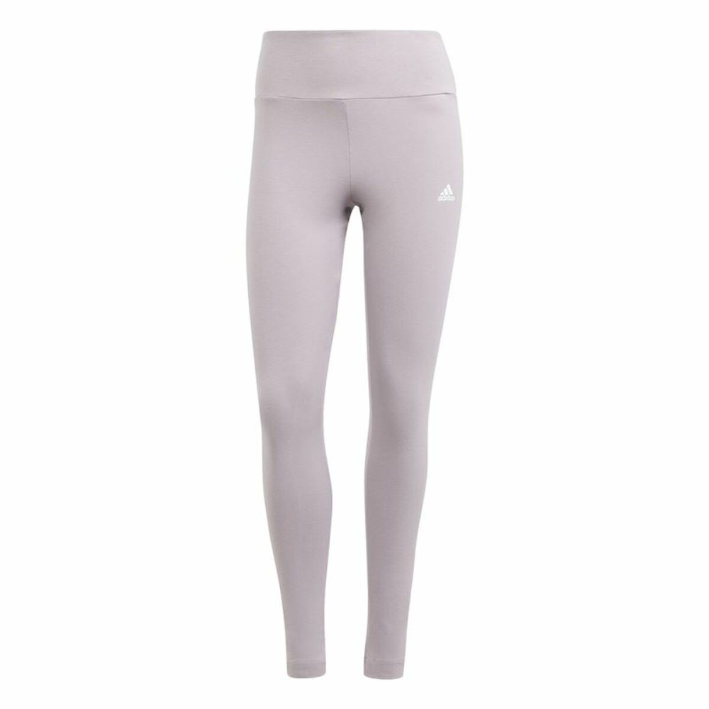 Sporthose Damen Adidas Linear Leg Lila