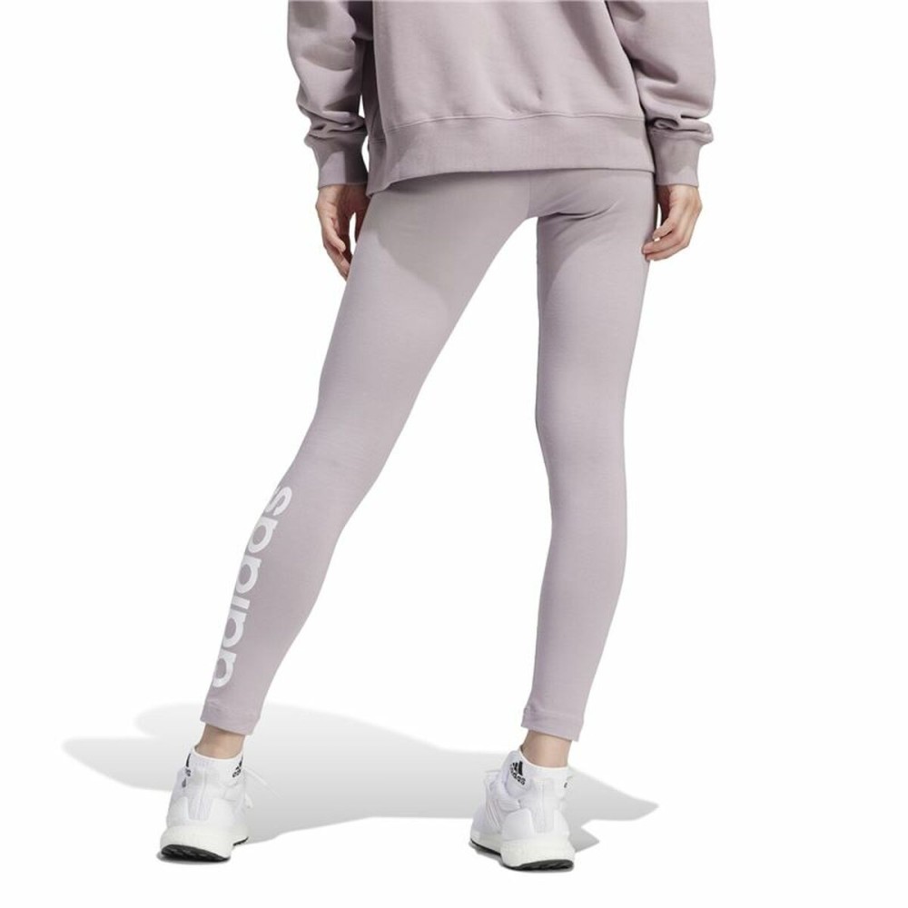 Leggings de Sport pour Femmes Adidas Linear Leg Lila