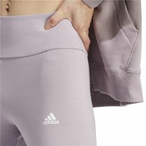 Sporthose Damen Adidas Linear Leg Lila