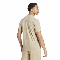 Herren Kurzarm-T-Shirt Adidas Seasonal Essentials Melange Beige