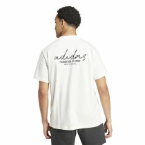 Herren Kurzarm-T-Shirt Adidas Brand Love Weiß