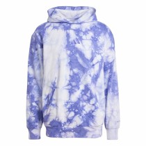 Herren Sweater mit Kapuze Adidas All Szn Fleece Wash Hoodie Blau XS