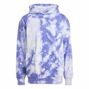 Herren Sweater mit Kapuze Adidas All Szn Fleece Wash Hoodie Blau XS