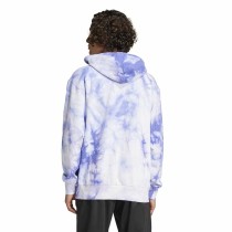 Herren Sweater mit Kapuze Adidas All Szn Fleece Wash Hoodie Blau XS