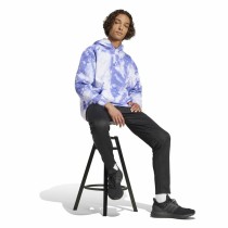 Herren Sweater mit Kapuze Adidas All Szn Fleece Wash Hoodie Blau XS