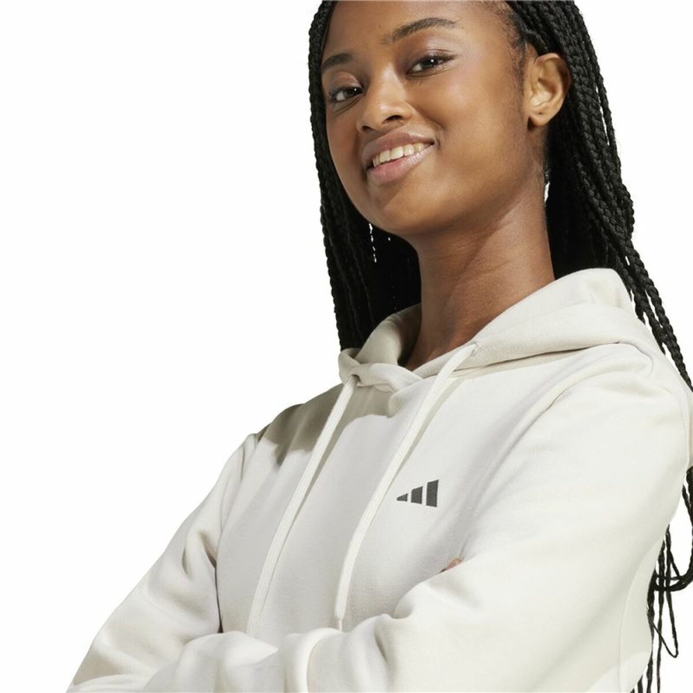 Sweat à capuche homme Adidas Essentials Blanc XS